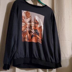 SHEIN sweatshirt  Fantastic Gorgeous  cat face  science times